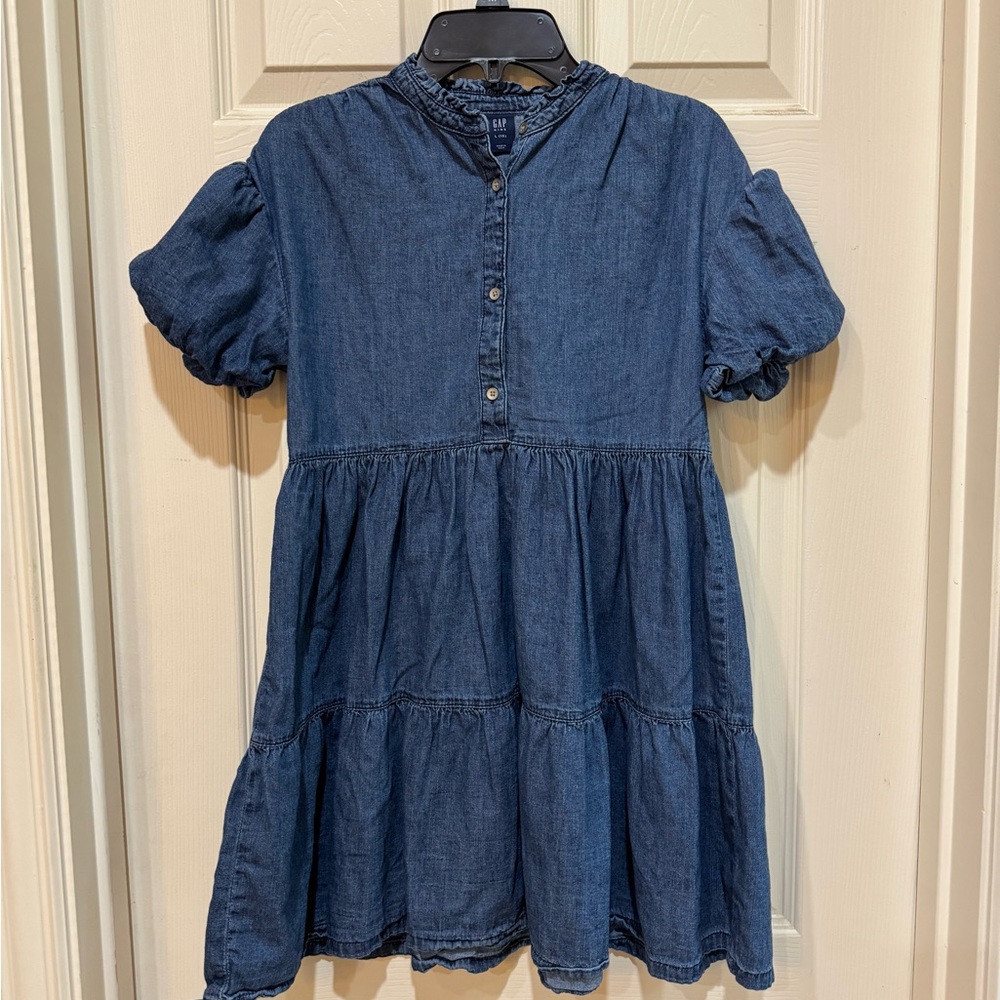 Blue Denim Kids Dress